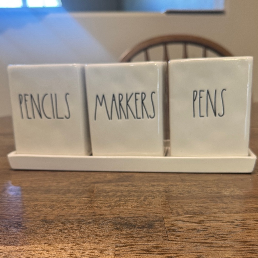 Rae Dunn  Desk Organizer Set OBO